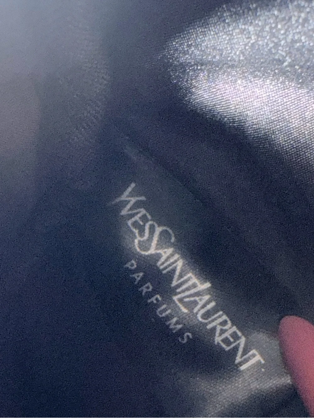 YSL Yves Saint Laurent Black Makeup Cosmetic Bag
